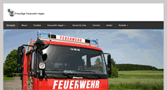 Desktop Screenshot of freiwillige-feuerwehr-hagen.de